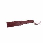Двосторонній паддл Liebe Seele Wine Red Spanking Paddle, натуральна шкіра - мініатюра 5