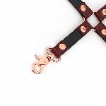 Шкіряна хрестовина Liebe Seele Wine Red Hogtie - мініатюра 6