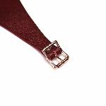 Шкіряні трусики для страпона Liebe Seele Wine Red Strap on Harness, універсальний розмір - мініатюра 3