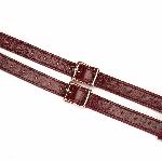Шкіряні трусики для страпона Liebe Seele Wine Red Strap on Harness, універсальний розмір - мініатюра 4
