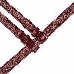 Шкіряні трусики для страпона Liebe Seele Wine Red Strap on Harness, універсальний розмір - мініатюра 5