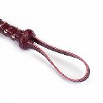 Флогер Liebe Seele Wine Red Studded Flogger, натуральна шкіра - мініатюра 5