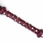 Флогер Liebe Seele Wine Red Studded Flogger, натуральна шкіра - мініатюра 3