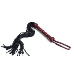 Флогер Liebe Seele Wine Red Studded Flogger, натуральна шкіра - мініатюра 1