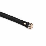 Маска на очі Liebe Seele Black Organosilicon Blindfold, екошкіра - мініатюра 4
