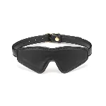 Маска на очі Liebe Seele Black Organosilicon Blindfold, екошкіра - мініатюра 1