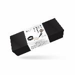 Нашийник з повідцем Liebe Seele Black Organosilicon Collar with Leash, екошкіра - мініатюра 2