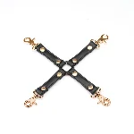 Хрестовина Liebe Seele Black Organosilicon Hogtie, екошкіра - мініатюра 1