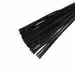 Флогер Liebe Seele Black Organosilicon Flogger, 44 см, екошкіра - мініатюра 3