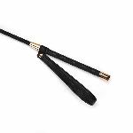 Шльопалка-сердечко Liebe Seele Black Organosilicon Riding Crop, екошкіра - мініатюра 4