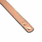 Нашийник із затискачами для сосків Liebe Seele Rose Gold Memory Collar with Nipple Clamps, шкіра - мініатюра 8