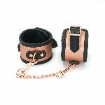 Поножі Liebe Seele Rose Gold Memory Ankle Cuffs, натуральна шкіра, рожеве золото - мініатюра 12