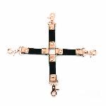 Хрестовина для фіксації Liebe Seele Rose Gold Memory Hog Tie, натуральна шкіра, рожеве золото - мініатюра 7