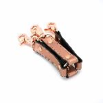 Хрестовина для фіксації Liebe Seele Rose Gold Memory Hog Tie, натуральна шкіра, рожеве золото - мініатюра 3