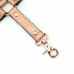 Хрестовина для фіксації Liebe Seele Rose Gold Memory Hog Tie, натуральна шкіра, рожеве золото - мініатюра 4