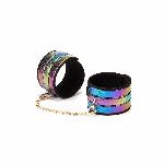 БДСМ-набір Liebe Seele Vivid Rainbow 8 Pieces Set, 8 аксесуарів, екошкіра на оксамитовій основі - мініатюра 6
