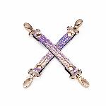 Набір Liebe Seele Pink G lossy 7pcs Bondage Kit, фіксатори, нашийник з повідцем, кляп, флогер, маска - мініатюра 4