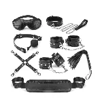 Набір Liebe Seele Temptation Bondage 8pcs Kit, фіксатори, нашийник з повідцем, кляп, флогер, маска - мініатюра 1