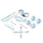 БДСМ-набір для початківців Liebe Seele Macaron 9pcs Bondage Kit-Mint, 9 предметів, мініванд - мініатюра 1
