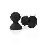 Присоски для сосків Liebe Seele Nipple Suckers Black, силікон - мініатюра 1