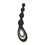 Анальне намисто з вібрацією LELO Soraya Beads Black, різний діаметр намистин, 8 режимів - мініатюра 1