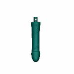 Компактна смарт секс-машина Zalo – Sesh Turquoise Green, 2 насадки, пульт ДК, кристал Swarovski - мініатюра 3