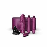 Компактна смарт секс-машина Zalo – Sesh Velvet Purple, 2 насадки, пульт ДК, кристал Swarovski - мініатюра 8