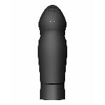 Компактна смарт секс-машина Zalo – Sesh Obsidian Black, 2 насадки, пульт ДК, кристал Swarovski - мініатюра 2