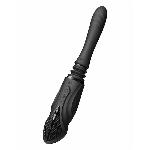 Компактна смарт секс-машина Zalo – Sesh Obsidian Black, 2 насадки, пульт ДК, кристал Swarovski - мініатюра 7