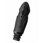 Компактна смарт секс-машина Zalo – Sesh Obsidian Black, 2 насадки, пульт ДК, кристал Swarovski - мініатюра 6