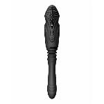 Компактна смарт секс-машина Zalo – Sesh Obsidian Black, 2 насадки, пульт ДК, кристал Swarovski - мініатюра 5