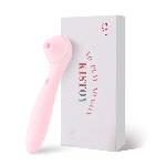 Вакуумний стимулятор з вібратором KISSTOY Polly Max Pink - мініатюра 2