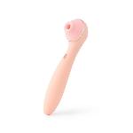 Вакуумний стимулятор з вібратором KISSTOY Polly Max Pink - мініатюра 4