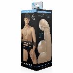 Фалоімітатор Fleshjack Boys: Reno Gold Dildo, за зліпком пеніса порноактора - мініатюра 2