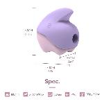 Вакуумний кліторальний смарт-стимулятор Magic Motion Unicorn Purple з вібрацією - мініатюра 7