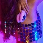 Віброяйце з вакуумною кліторальною стимуляцією Love To Love Wonderlover VIVA MAUVE - мініатюра 2