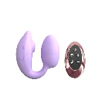Віброяйце з вакуумною кліторальною стимуляцією Love To Love Wonderlover VIVA MAUVE - мініатюра 1