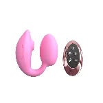 Віброяйце з вакуумною кліторальною стимуляцією Love To Love Wonderlover PINK PASSION - мініатюра 1