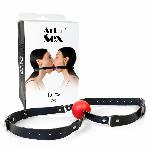 Подвійний кляп Art of Sex - Twins, натуральна шкіра - мініатюра 3