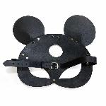 Шкіряна маска мишки Art of Sex - Mouse Mask, колір Чорний - мініатюра 3