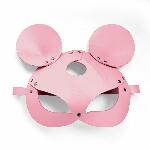 Шкіряна маска мишки Art of Sex - Mouse Mask, колір Рожевий - мініатюра 4