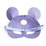 Шкіряна маска мишки Art of Sex - Mouse Mask, колір Лавандовий - мініатюра 3