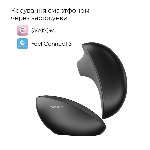 Вакуумний кліторальний смарт-стимулятор Svakom Pulse Galaxie Midnight Black, проєктор зоряного неба - мініатюра 9