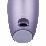 Вакуумний кліторальний смарт-стимулятор Svakom Pulse Galaxie Metal Lilac, проєктор зоряного неба - мініатюра 4
