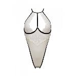Боді з доступом Passion CHIKA BODY XXL/XXXL, cream - мініатюра 3