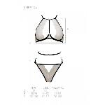 Комплект білизни Passion CHIKA SET, L/XL, cream, топ, трусики - мініатюра 5