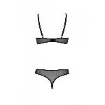 Еротичне боді Passion MARINA BODY, XXL/XXXL, black, з відкритими чашками - мініатюра 5