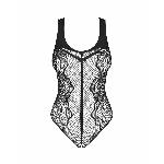 Еротичне боді з доступом Obsessive B335 crotchless teddy S/M/L - мініатюра 3