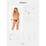 Трусики Obsessive Chemeris thong XL/2XL - мініатюра 4