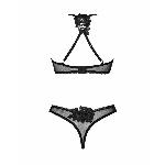 Комплект Obsessive Latinesa 2-pcs set XL/2XL, бюстгальтер та трусики - мініатюра 6